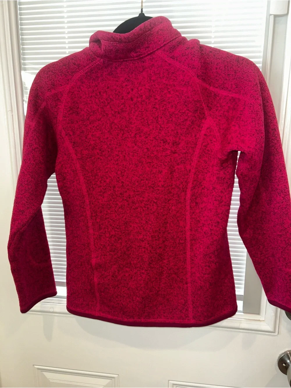 Patagonia youth Raspberry Half-Zip  Sweater